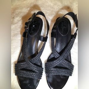 Cole Haan Nike Air black sandals size 10B